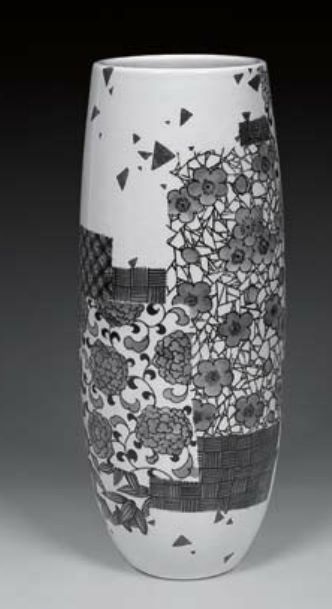 青花系列作品《藍風》
