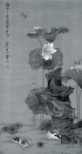 蟲草瓷板畫