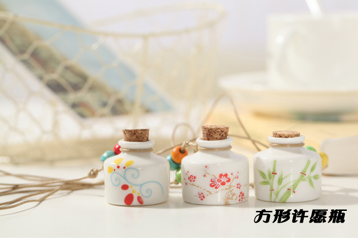 鎮陶瓷精油瓶項鏈