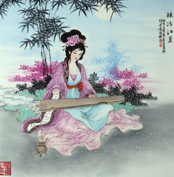 葛琛瓷板畫
