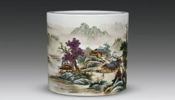 王云泉瓷畫藝術