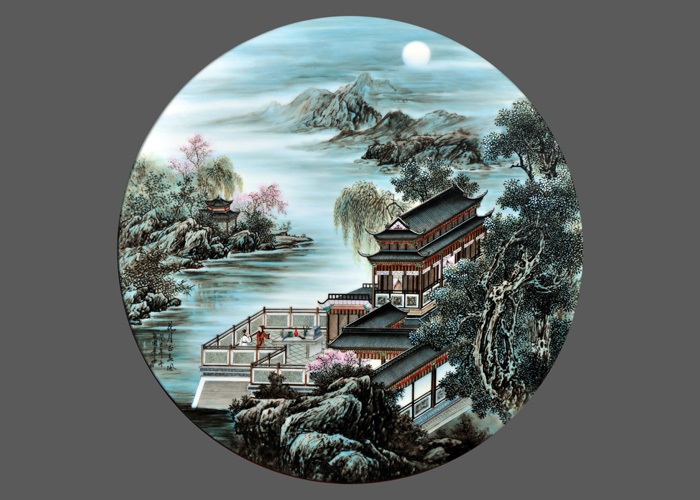 熊國華陶瓷繪畫作品