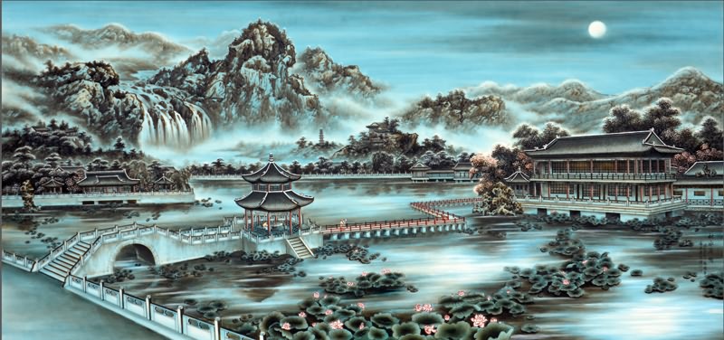 熊國華陶瓷界畫作品