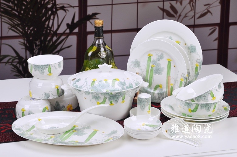 景德鎮陶瓷56頭餐具