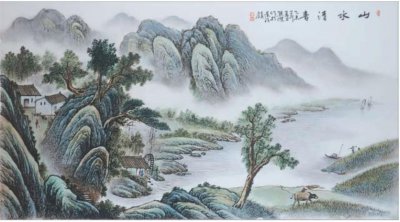 陶瓷山水畫的創作