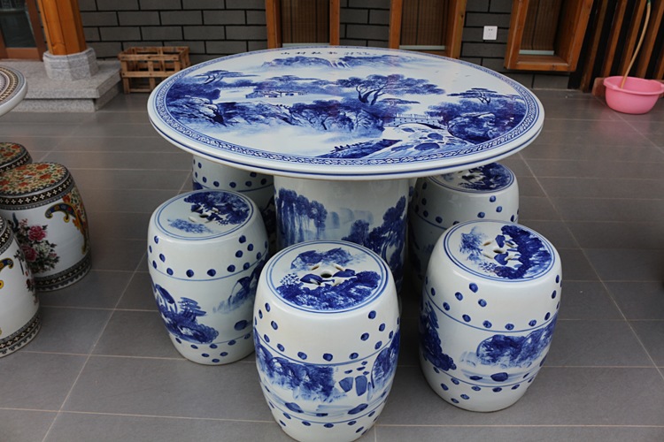 園林陶瓷桌凳