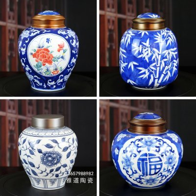 景德鎮手工陶瓷茶葉罐定制廠家