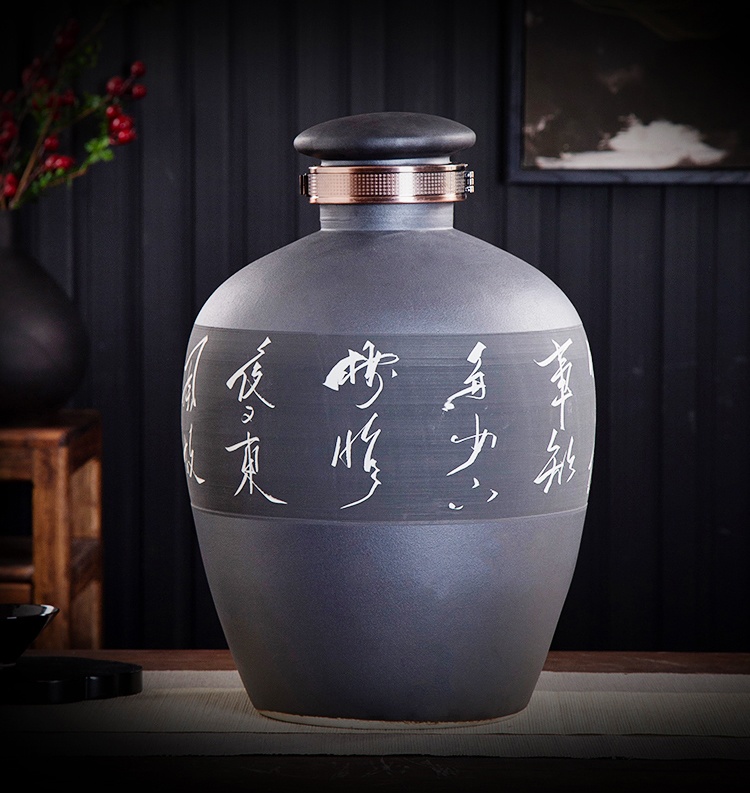 酒壇子30斤批發手工雕刻醉美人