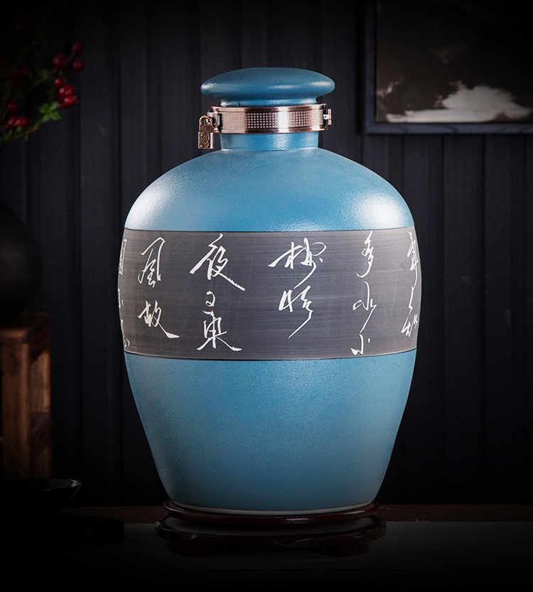 酒壇子30斤批發手工雕刻醉美人