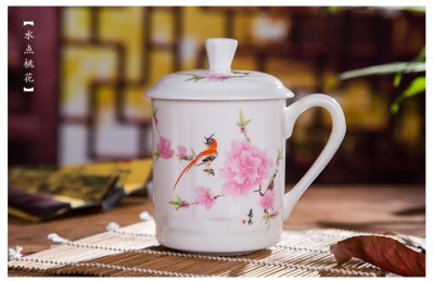 沒骨花鳥藝術之美“水點桃花”