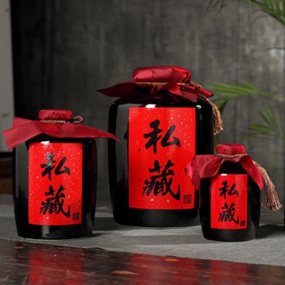 1到10斤直筒私藏系列陶瓷酒壇