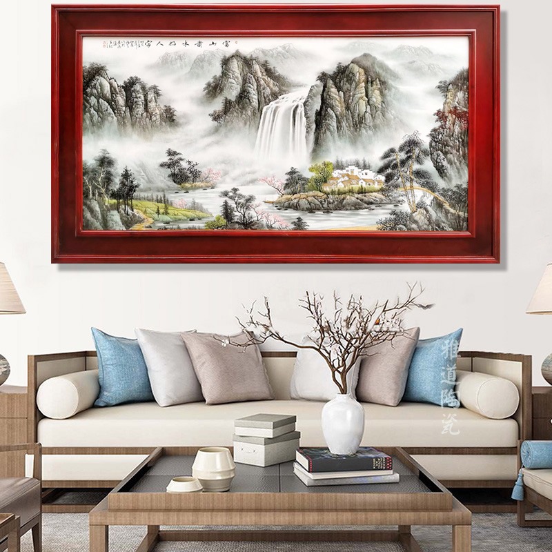 人財兩旺的山水畫（十大人財兩旺瓷板畫推薦）(圖3)