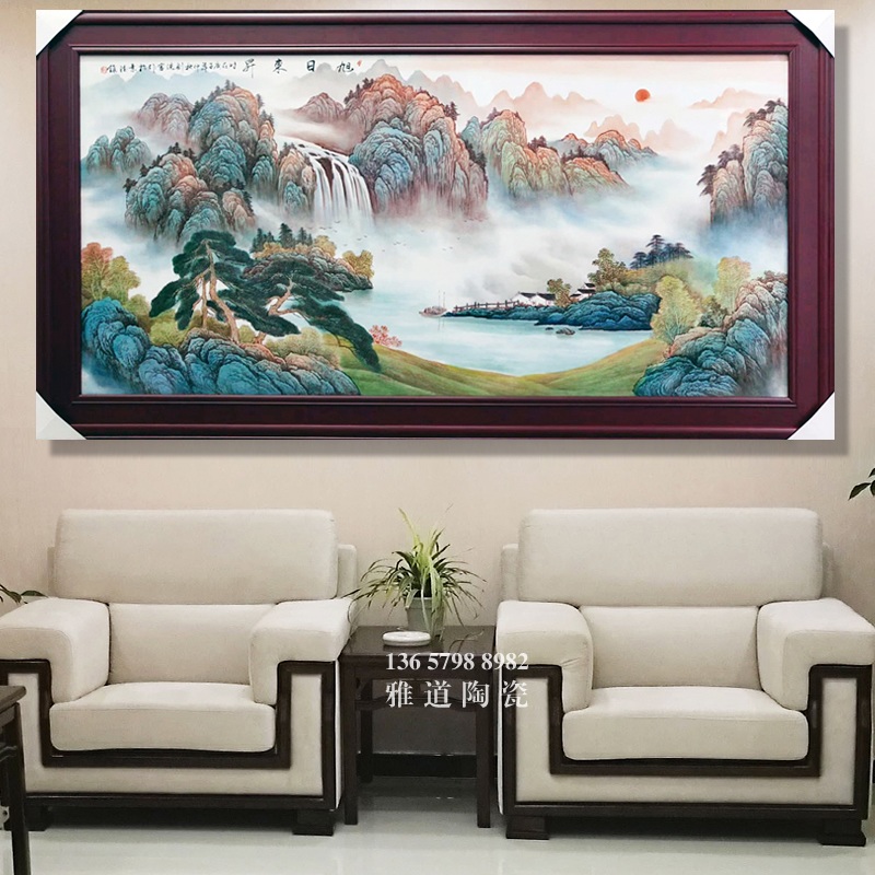 人財兩旺的山水畫（十大人財兩旺瓷板畫推薦）(圖9)