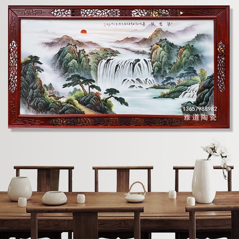 人財兩旺的山水畫（十大人財兩旺瓷板畫推薦）(圖18)